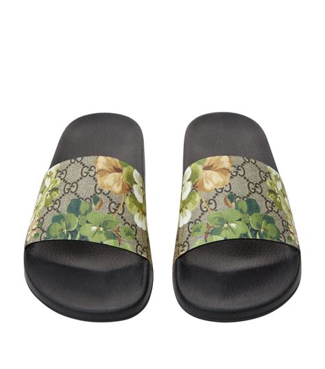 gucci pursuit flat flora|gucci ladies slides.